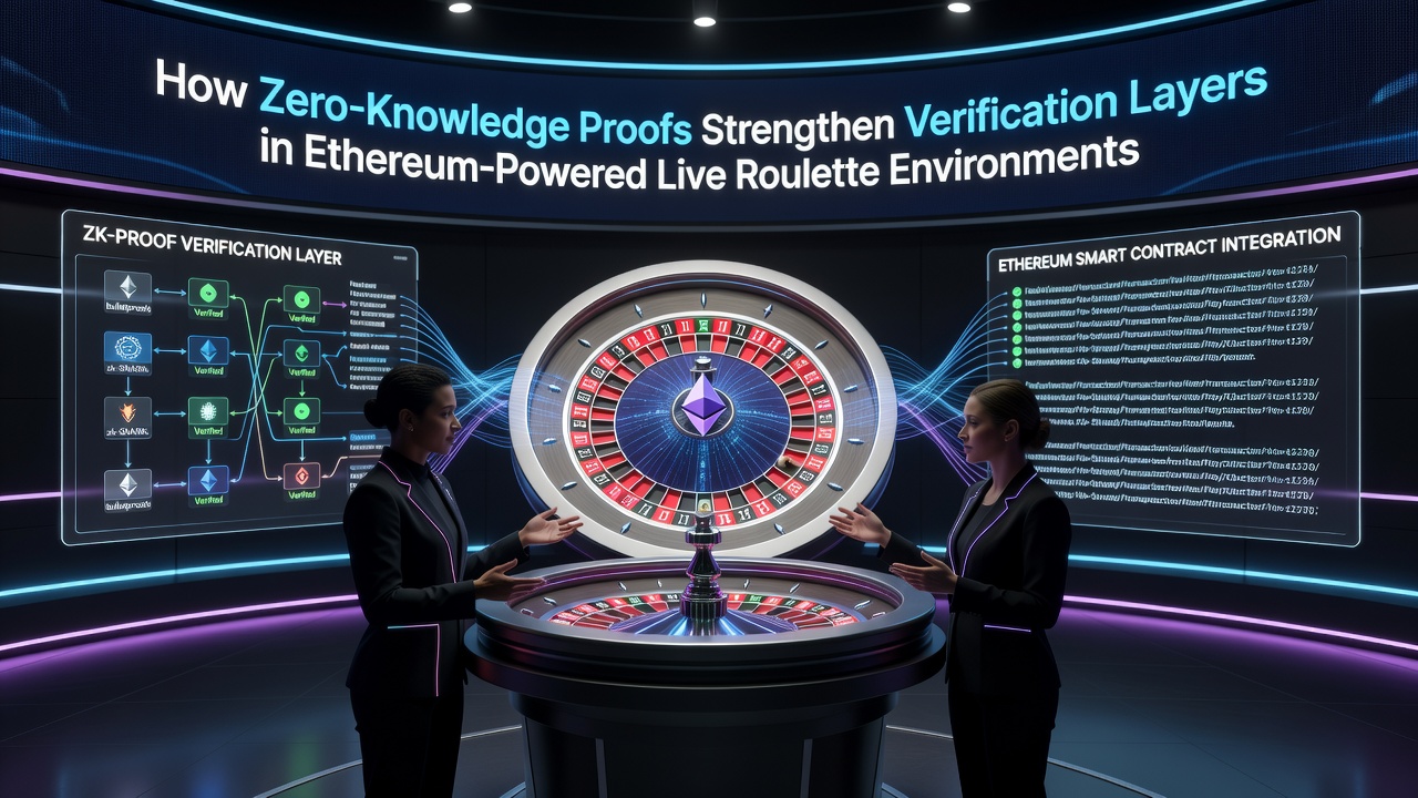 Technische Darstellung der Integration von Zero-Knowledge-Beweisen in Verifikationsschichten für Ethereum Live Roulette