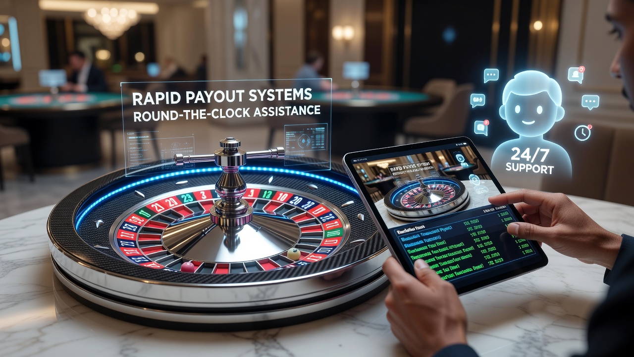 Das Zusammenspiel zwischen schnellen Auszahlsystemen und rund um die Uhr verfügbarer Unterstützung in tokenisiertem Casino-Roulette
