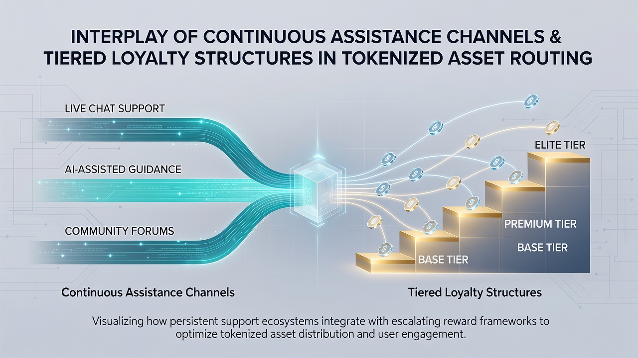 Beispielhafte Darstellung von Tier-Aufstiegen und Support-Integration in Asset-Roulette-Systemen