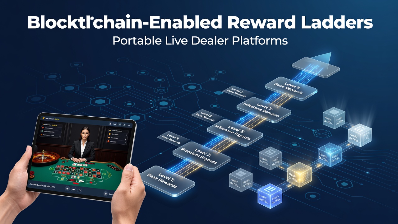 Blockchain-Verfolgung von Belohnungsstufen auf mobilen Live-Dealer-Plattformen